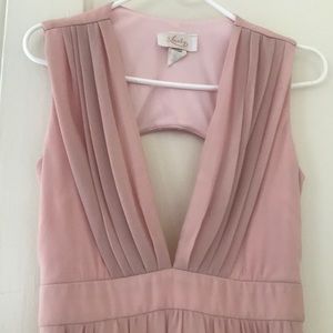 Floor Length Blush Pink Dress